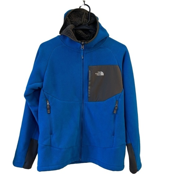 The North Face Fleece Sherpa WARM Jacket Small 💙🖤 Flurry Season - Picture 1 of 7